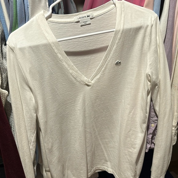 Women’s Lacoste long sleeve tee - Picture 1 of 6